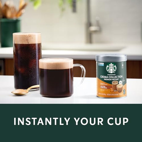 Starbucks Crema Collection Salted Caramel Instant Coffee, 3 Tins 7.12 oz
