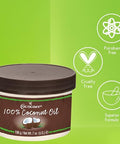 Cococare 100% Coconut Oil 7 Oz - Coconut Oil for Skin and Hair