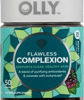 Olly Flawless Complexion Gummy, Clear And Healthy Skin Support, Vitamins E, A, Zinc, Chewable Supplement, Berry - 50 Count (Pack Of 1)