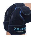 Coldest Knee Ice Pack Wrap Hot and Cold Therapy - Reusable Compression for Meniscus Tear Injury Recovery Sprains, Swelling Ice Packs After Surgery Rheumatoid Arthritis ICY Cold Brace - 2 Pack