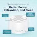 Adaptive Sound Technologies Lectrosound - Noise Machine For Optimal Sleep Environment - Non-Looping Nature Sounds - Precision Volume Settings - Speech Privacy - Travel-Ready