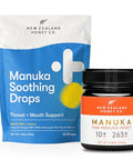 New Zealand Honey Co. Manuka Honey UMF 10+ | MGO 263+ 8.8 oz & Cough Drop MGO 263+ 16 count