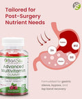 Barislim Advanced Bariatric Multivitamin Gummies - Specially Formulated Bariatric Vitamins For Patients After Weight Loss Surgery - Supports Energy & Immune Health Raspberry (90 Vegan Gummies)