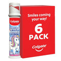 Colgate Kids Unicorn Toothpaste Pump With Fluoride For Cavity Protection Ages 6 Ada Accepted Bubble Fruit 4.4 Ounce 6 Pack