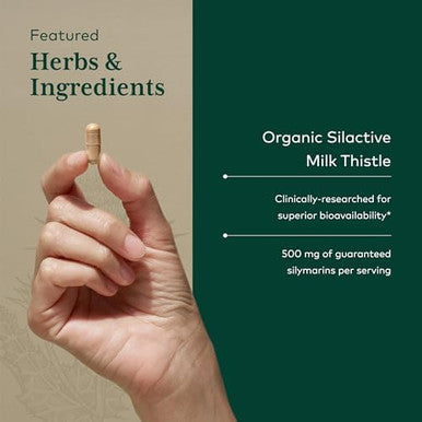 Gaia Herbs Pro Milk Thistle 1000 Liver Health Support Supplement Liver Cell Health Supplement With Silactive Milk Thistle Fruit Extract 120 Capsules (30 Servings)