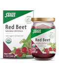 Floradix Salus Red Beet Crystals - Organic Nutritional Beet Root Powder Mix - Superfood Powder Supplement With Vitamin C Folate Magnesium & Potassium 7 Oz
