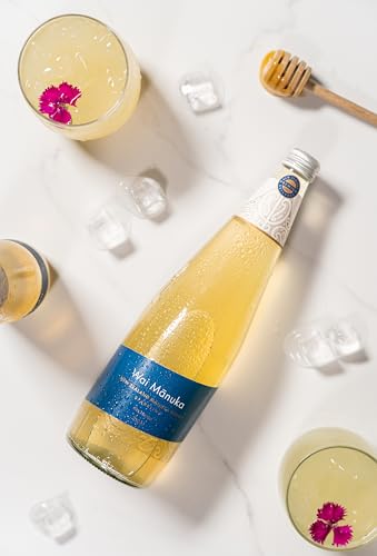Wai MÃƒâ€žÃ‚Ânuka Sparkling MÃƒâ€žÃ‚Ânuka Honey Drink - Premium Non-Alcoholic Beverage with New Zealand MÃƒâ€žÃ‚Ânuka Honey, Lemon & Sparkling Water - Naturally Sweet & Refreshing - 330ml/11.1 fl oz.Glass Bottles (6 Pack)