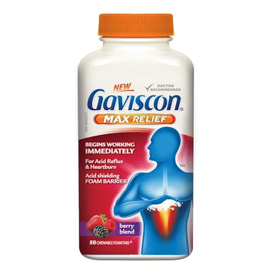Gaviscon Max Berry Tablet 50 Count