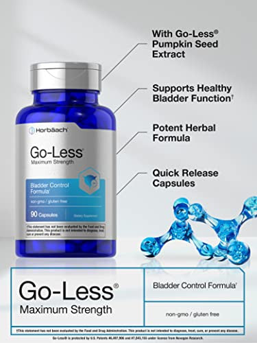 Horbaach Go Less Bladder Control Supplement 90 Capsules
