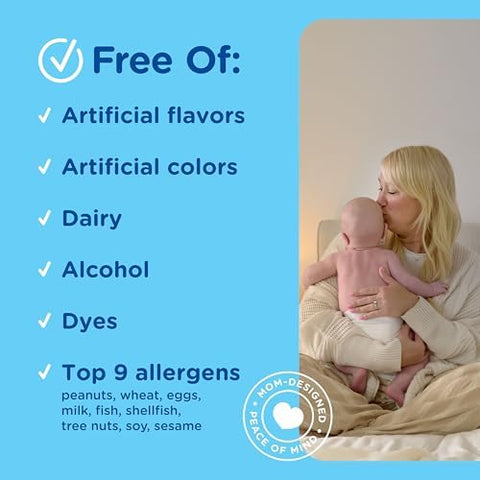 Mommys Bliss Baby Multivitamin + Iron Daily Essential Vitamins for Immune Support Healthy Growth and Bone Development Age 2 Months+ 30 ml Liquid