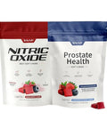 Snap Supplements Prostate Health For Men With Plant Sterols Stinging Nettle Root & Reishi Mushroom Beet Root Natural Nitric Oxide Supplements For Men 60 Soft Chews Each