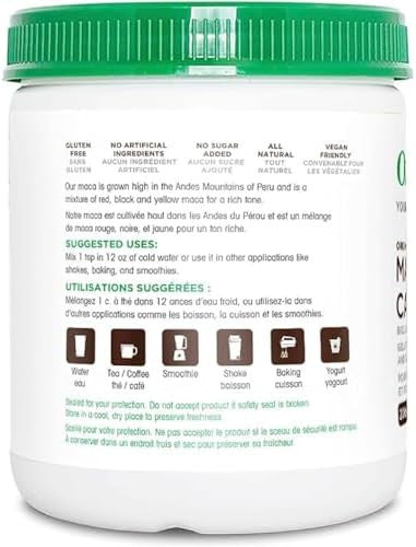 Organika Organic Maca And Cacoa 200 Gr