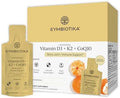 Cymbiotika Liposomal Vitamin D3 + K2 + Coq10 Liquid Supplement Enhanced Absorption Joint + Bone Health Immune Support Heart Health Gluten Soy Plantbased 28 5 Ml Packets