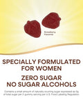 Nature'S Way Alive Zero Sugar Women'S Gummy Multivitamins Energy Metabolism Hair Skin Nails B-Vitamins No Sugar Alcohols Plant-Based Sweeteners Strawberry Flavored 80 Gummies