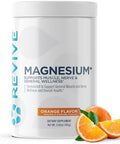 Revive Md Magnesium Powder Supplement Magnesium Carbonate & Taurate Powder Drink Supports Healthy Bones Muscles & Nerves Veganfriendly Gluten & Soy (Raspberry Lemonade 30 Servings)