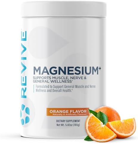 Revive Md Magnesium Powder Supplement Magnesium Carbonate & Taurate Powder Drink Supports Healthy Bones Muscles & Nerves Veganfriendly Gluten & Soy (Raspberry Lemonade 30 Servings)