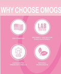 OMOGS Collagen Peptides Capsule Naturally Sourced Hydrolyzed Collagen with prebiotic and Cranberry Extract Hair Skin Nail Joint Digestive Health and Immune Support Non GMO 100 Capsule