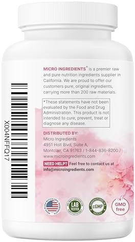 MyoInositol and DChiro Inositol 2050Mg 240 Veggie Capsules + Vitamin C Folate Dim and Coq10 Inositol Supplement For Women 401 Ratio Hormonal Balance and Ovarian Support Filler