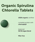 Micro Ingredients Organic Spirulina Chlorella Tablets 720 Count