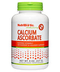 NutriBiotic Calcium Ascorbate Vitamin C Powder Essential Antioxidant and Collagen Supplement Buffered with Calcium Non Acidic and Easier on Digestion than Ascorbic Acid Gluten and GMO 8 Oz