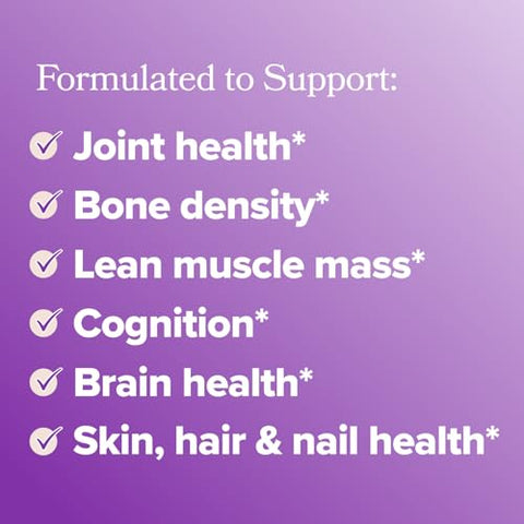 O Positiv Meno Healthy Aging Collagen & Protein Powder Support Joint & Bone Health Lean Muscle Mass Cognition Skin & Hair Health Whey Protein & Collagen Chocolate Brownie Flavor 15 Servings