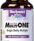 Bluebonnet Nutrition Multi One (Iron ) Vegetable Capsules For Complete Full Spectrum Multiple B Vitamins General Health Gluten Milk Kosher 60 Vegetable Capsules 2 Month Supply