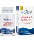 Nordic Naturals Vitamin B Complex - 45 Capsules Thiamine Riboflavin Niacin B6 & B12 Folate Biotin Pantothenic Acid Heart Brain Health Energy Metabolism Non-Gmo Servings