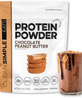 Clean Simple Eats Whey Protein Powder Simply Vanilla Flavor Naturally Sweetened 100% Grass Fed Protein Powder With Digestive Enzymes & No Artificial Ingredients Gluten 30 Servings