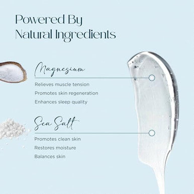 Abundant Natural Health Ocean Soothe Inverse Relief Body Wash with Highly Concentrated Pure Magnesium Salts to Cleanse and Hydrate Dry, Flaky Skin, Moisturizing, Fragrance-, 240mL