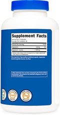 Nutricost Magnesium Taurate 1500Mg 240 Capsules Gluten Nongmo Vegan 80 Servings