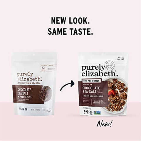 Purely Elizabeth, Cereal Granola Chocolate, 8 Ounce (Pack of 2)