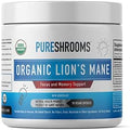 Lion's Mane Mushroom Focus & Memory Capsules (90 caps), Organic Lion's Mane Mushroom Powder Extract Capsules, Vegan Brain Supplement, Brain Focus Vitamins, Gluten-Free, No Fillers