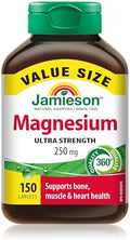 Jamieson Magnesium 250 Mg 150 Caplets Value Size