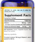 Puritan'S Pride Vitamin E 184Mg (400 Iu) With Selenium 50Mcg Vitamin Supplement For Immune System And Antioxidant Health Support 3 Month Supply 100 Rapid Release Softgels
