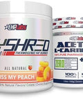 Ehp Labs Nonstim + Acetyl Bundle Oxyshred Thermogenic Pre Workout Powder & Shredding Supplement Acetyl Lcarnitine Supports Natural Energy Production Aids Metabolism & Healthy Brain Function