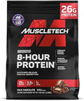 Muscletech Platinum 8Hour Protein Powder 7 Premium Protein Sources With Whey & Casein Protein For Increased Lean Muscle Strength & Improved Recovery Milk Chocolate 50 Servings