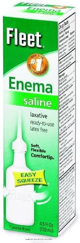 Fleet Laxative Saline Enema For Constipation 4.5 Fl Oz (48 Pack)