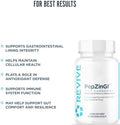 Revive Md Zinc Carnosine Supplement For Men & Women - Zinc & L-Carnosine To Support Gi Stomach Lining & Immune Health - Digestive Health Supplements Supports A Healthy Gut - 120 Vegetarian Capsules