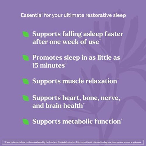 Natrol Sleep and Restore Capsules Calm Magnesium Glycinate Magnesium Sleep Aid With Gaba Melatonin 5Mg Botanical Blend 30 Day Supply 60 Count (Pack Of 2)