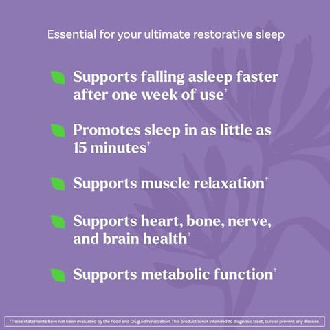 Natrol Sleep Restore Magnesium Glycinate Blend Gummies With Melatonin 5Mg - Calm Magnesium With Gaba Botanical Blend Cherry Flavor 60 Gummies (Pack Of 2)