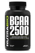 Nutrabio Bcaa 2500 Branched Chain Amino Acids Support New Muscle Growth And Prevent Muscle Breakdown 250 Capsules