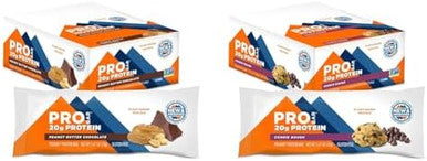 Probar Protein Bar 12 Count Peanut Butter Chocolate And Cookie Dough Gluten Nongmo Plantbased