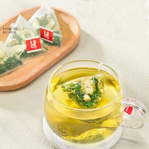 Bitter Melon mulberry leaf tea 8.81oz Dried Momordica Charantia Sliced Tea Bags Old mulberry leaf tea Fruit Tea Bagged tea bag