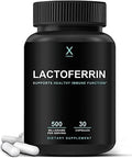 Humanx Lactoferrin 500Mg Powerful Serving Size (Gluten Non Gmo Soy Supplements) A Component In Colostrum Usa Made Supports Healthy Immunity Iron Utilization & Absorption