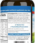 Carlson B Compleet 50 Balanced Vitamin B Complex Energy Production Cellular Support and Optimal Wellness 250 Tablets