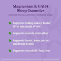 Natrol Sleep & Restore Magnesium Glycinate Blend Gummies Magnesium For Sleep Aids For Adults Melatonin-Free Cherry Flavored 30 Day Supply 60 Gummies (Pack Of 2)