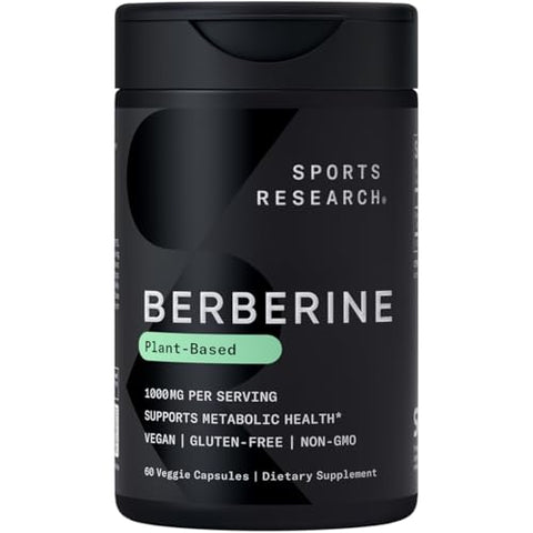 Sports Research Body Wellness Pack - Vegan Berberine & Vitamin D3 K2 Supplements Complemented By Triple Strength Omega-3 Fish Oil With Epa & Dha Fatty Acids (One Softgel Per Day Recommended)