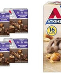 Atkins Pecan Caramel Clusters 60 Count Caramel Chocolate Nut Roll Snack Bar 16 Count