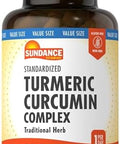 Sundance Turmeric Curcumin Complex 120 Capsules With Black Pepper Extract Traditional Herb Nongmo And Gluten Supplement