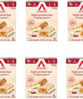 Atkins Blueberry Greek Yogurt Flavor High Protein Bar 15G Protein 3G Sugar 5G Net Carb High Fiber Snacks Keto Friendly Protein Bars 4 Count (Pack Of 6)